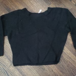 Black Victoria Secret long sleeved fleece. NEW!!!